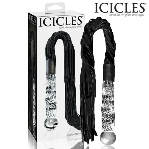 Icicles glass butt plug - icicles, no